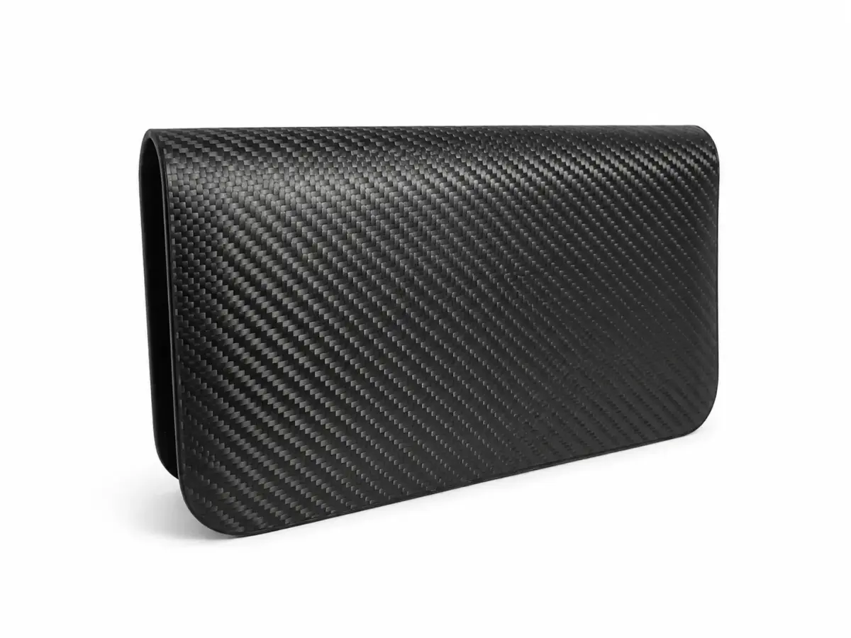 Long carbon fiber clip bag wallet for everyday business carry